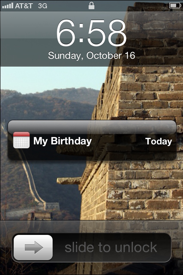 My Yearly Reminder